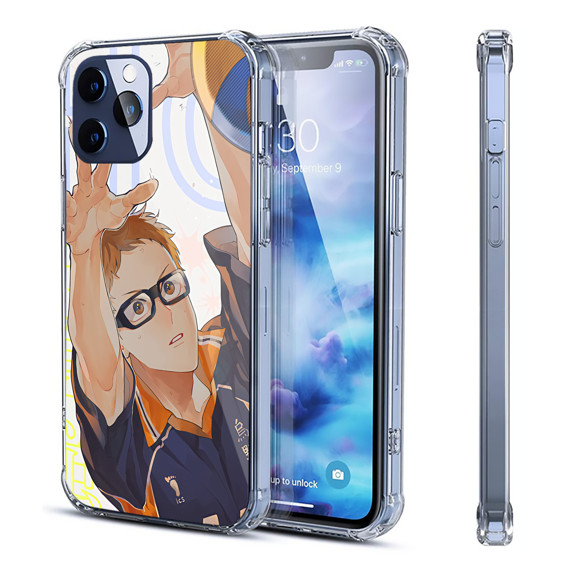 （画像用） ハイキュー!! Haikyu!! 【iPhone 12シリーズ対応】透明スマホケース（クリアソフトケース）